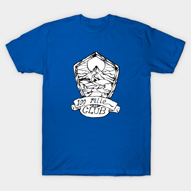 100 Mile Club Emblem T-Shirt by bangart